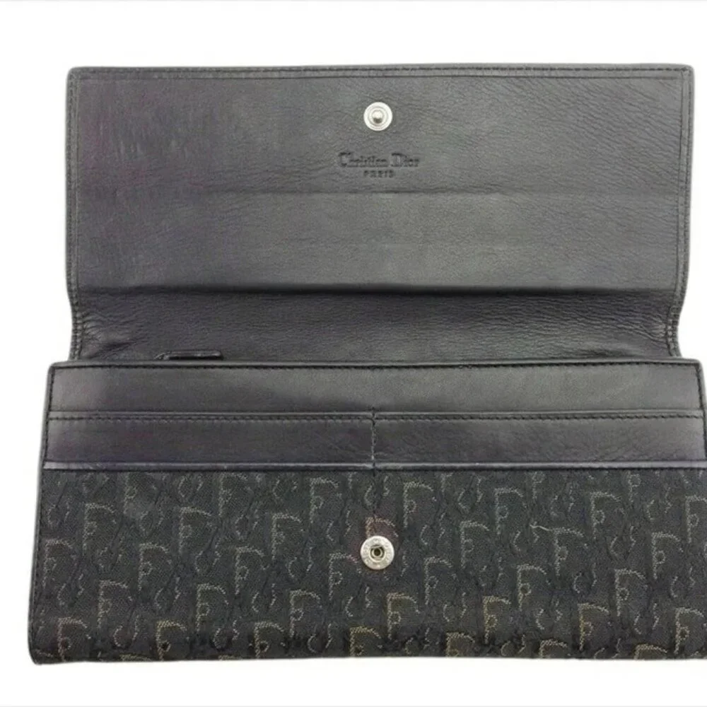 Dior Purse Black x brown Women Authentic secondhand